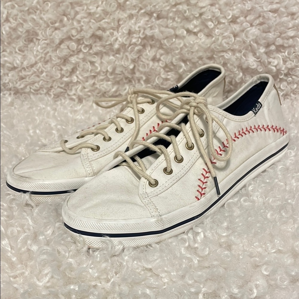 Keds Women’s White Baseball Sneakers